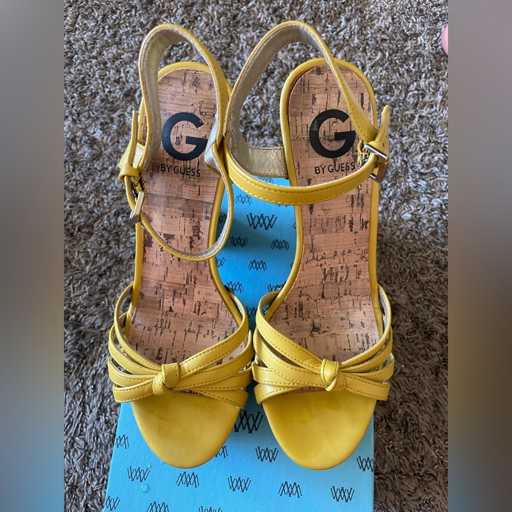 Guess Women's Yellow Sandals